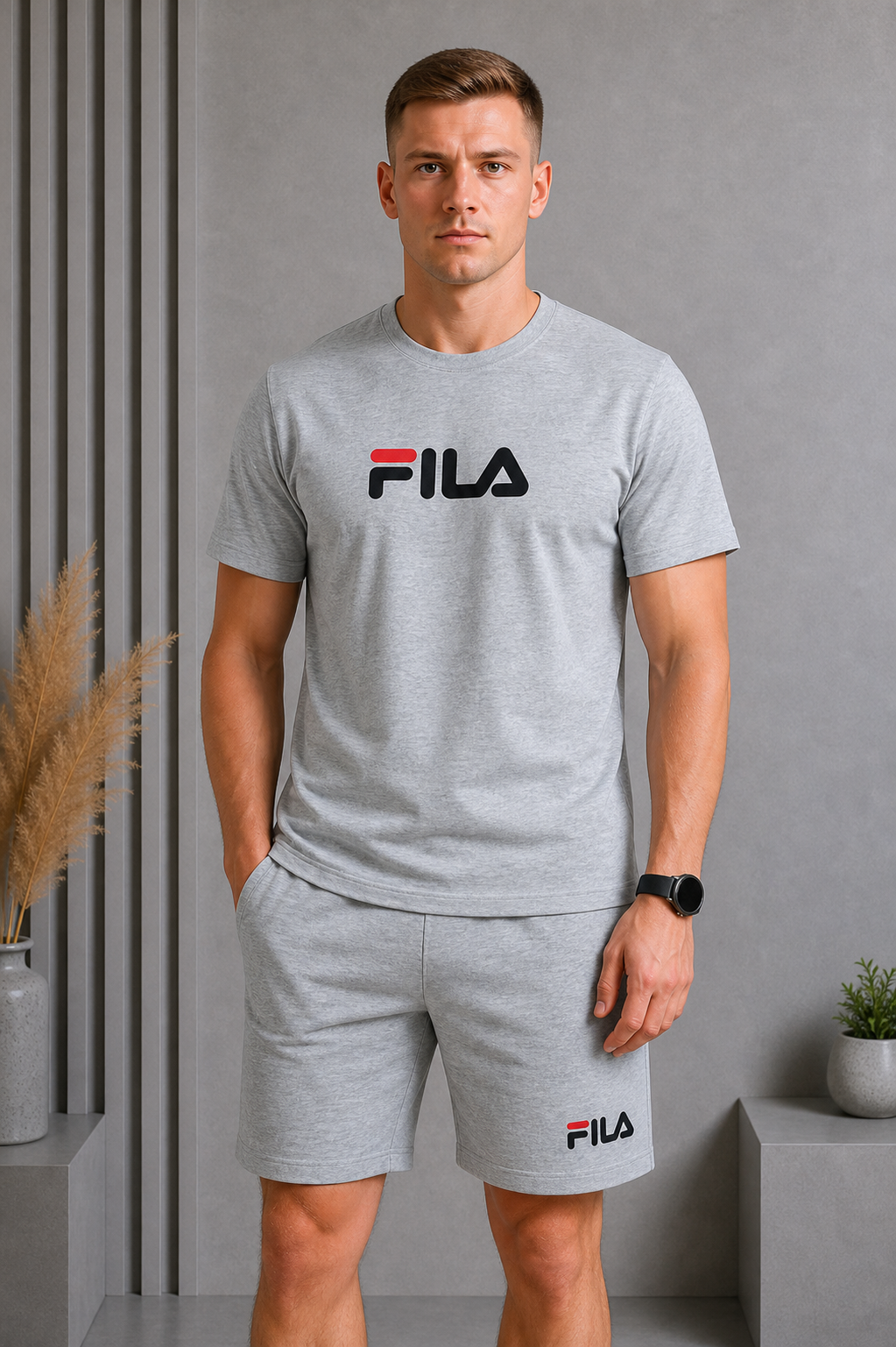 Костюм Fila — сірий