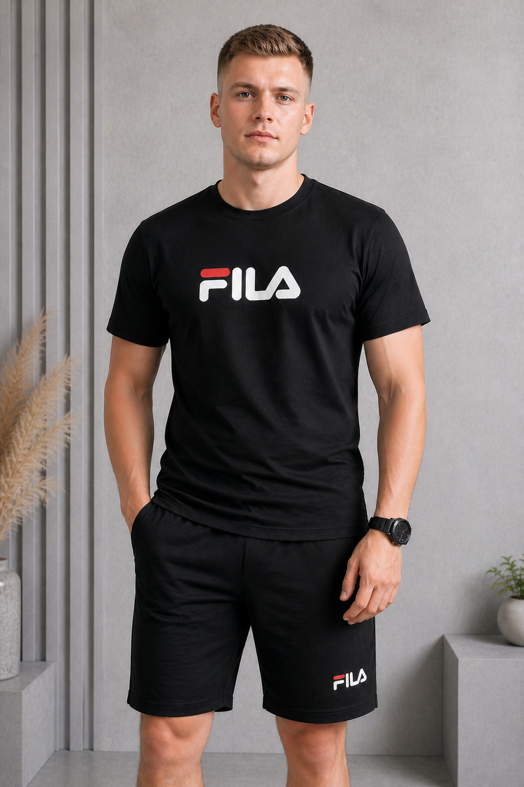 Костюм Fila — чорний